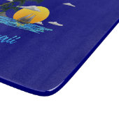 Planche À Découper Coucher de soleil sur la plage d'Hawaii (Coin)