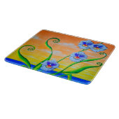 Planche À Découper Coucher de soleil sur l'orchidée (Coin)