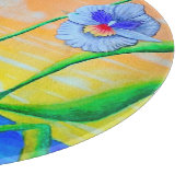 Planche À Découper Coucher de soleil sur l'orchidée (Coin)