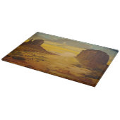 Planche À Découper Coucher de soleil sur Monument Valley, par Gary Po (Coin)