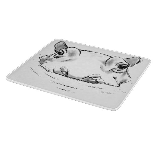 Planche À Découper Coucou hippo (Coin)