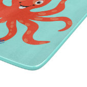 Planche À Découper Coucou rouge souriant Octopus Thunder_Cove (Coin)