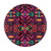 Planche À Découper Couleur Abstraite vive (Devant)