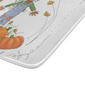 Planche À Découper Couleur d'aquarelle Citrouille (Coin)