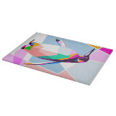 Planche À Découper Couleur de pingouin géométrique | Cadeau d'art (Coin)