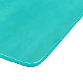 Planche À Découper Couleur solide turquoise brillante (Coin)