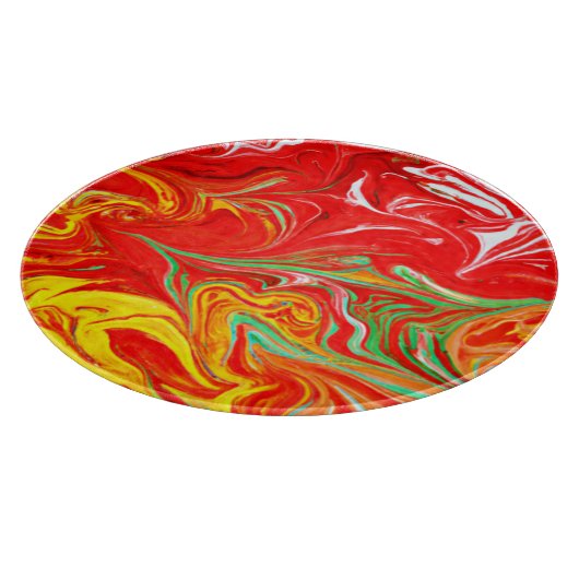 Planche À Découper Couleurs chaudes Art Motif. Acheter maintenant (Coin)