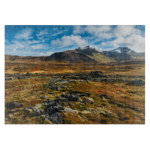 Planche À Découper Couleurs d'automne sur le paysage