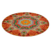 Planche À Découper Couleurs d'énergie vibrantes : design mandala. (Coin)