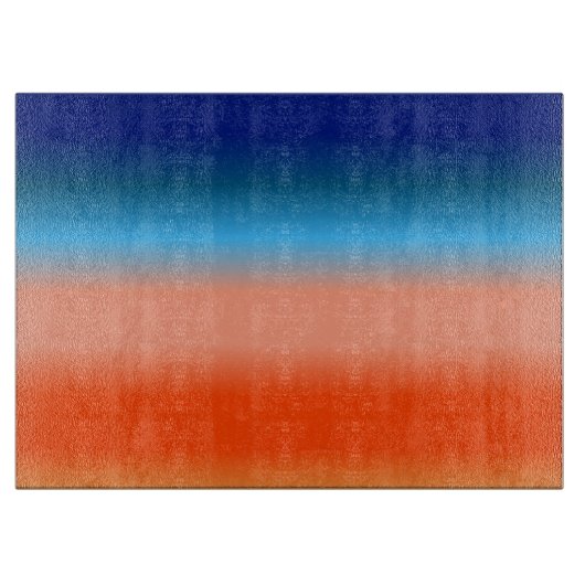 Planche À Découper Couleurs du lever du soleil (Devant)