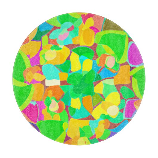 Planche À Découper Couleurs Motifs époustouflantes Art. Acheter maint (Devant)