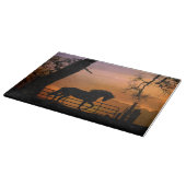 Planche À Découper Country Western Horse and Fence Cutting Board (Coin)