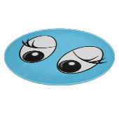 Planche À Découper Coupe avec yeux de curiosité - Vos couleurs (Coin)