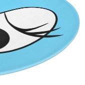 Planche À Découper Coupe avec yeux de curiosité - Vos couleurs (Coin)