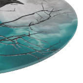 Planche À Découper Coupe Board, Le Corbeau en vert (Coin)