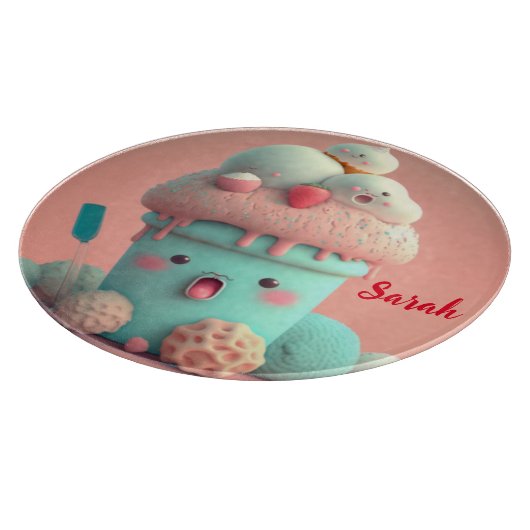 Planche À Découper Coupe de crème glacée Kawaii (Coin)