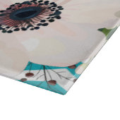 Planche À Découper Coupe de verre personnalisée Rose géométrique Chev (Coin)