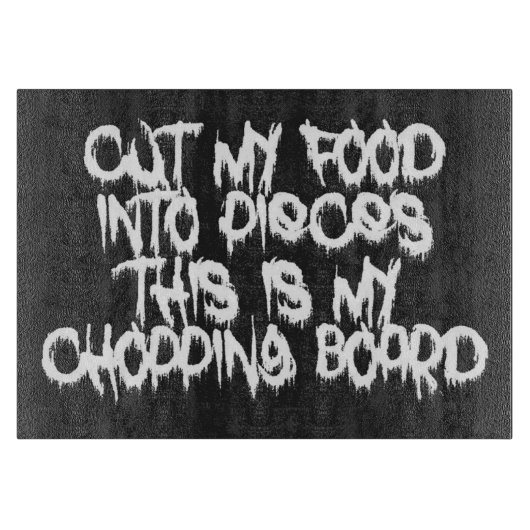 PLANCHE À DÉCOUPER COUPER MA NOURRITURE EN PIÈCES (Devant)