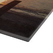 Planche À Découper Couple Assis Sur Florida Beach Cutboard (Coin)