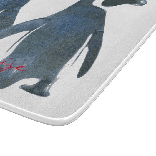 Planche À Découper Couple de pingouin Inséparable Thunder_Cove (Coin)