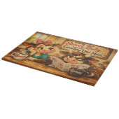 Planche À Découper Couple doux et grincheux (Coin)