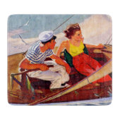 Planche À Découper Couple Sailing par R.J. Cavaliere (Devant)