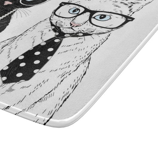 Planche À Découper Couples de chat (Coin)