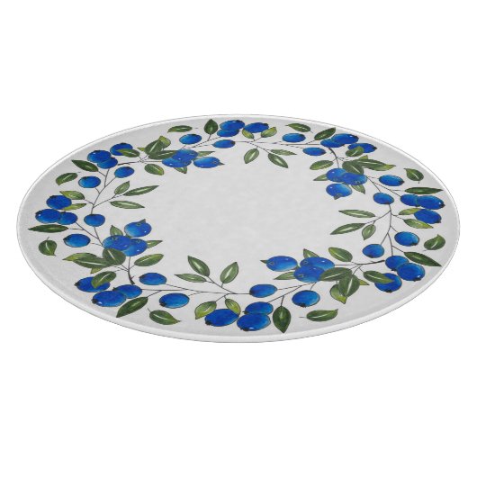 Planche À Découper Courbe de bleuets (Coin)