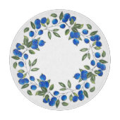 Planche À Découper Courbe de bleuets (Devant)