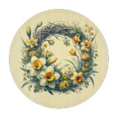 PLANCHE À DÉCOUPER - Couronne de Jonquilles #1 - 1 (Devant)