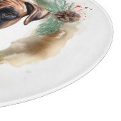 Planche À Découper Couronne de Noël festive de Boxer (Coin)
