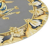 Planche À Découper Couronne Dorée Élégante (Coin)