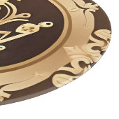 Planche À Découper Couronne Dorée Élégante (Coin)