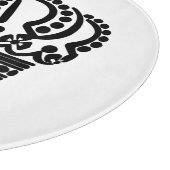 Planche À Découper Couronne Intriquée Nom Personnalisé (Coin)