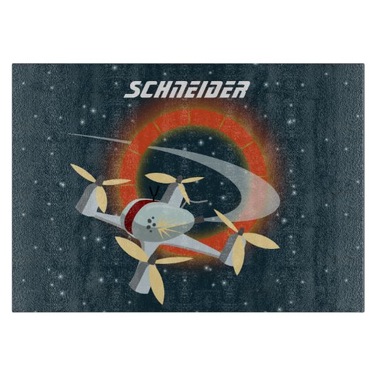 Planche À Découper Course de drones (Devant)