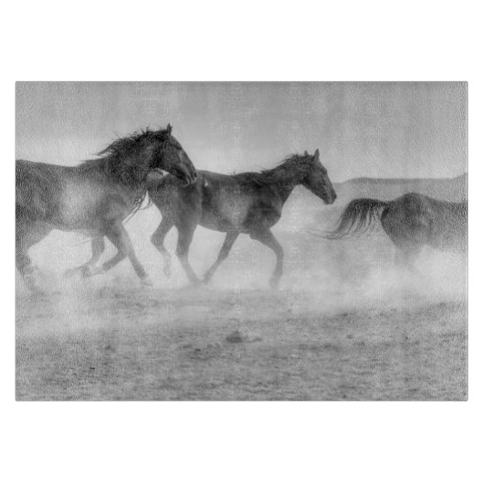 Planche À Découper Course de mustang (Devant)