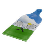 Planche À Découper court de tennis et RACKETS DE TENNIS (Coin)