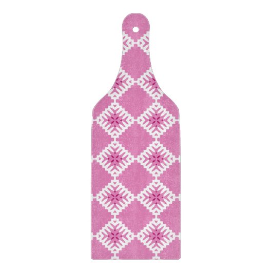 Planche À Découper Coussin PP 80 : 3 sur 3 diamant rose (Devant)