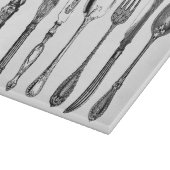 Planche À Découper Couteaux et fourchettes d'art vintage (Coin)