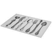 Planche À Découper Couteaux et fourchettes d'art vintage (Coin)