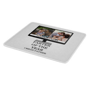 Planche À Découper Coutume TV plus loin de l'année drôle papa 2 photo