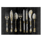 Planche À Découper Couvert de couverts de chefs (Devant)