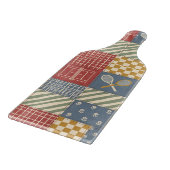 Planche À Découper Couverture Patchwork Tennis Rétro (Coin)