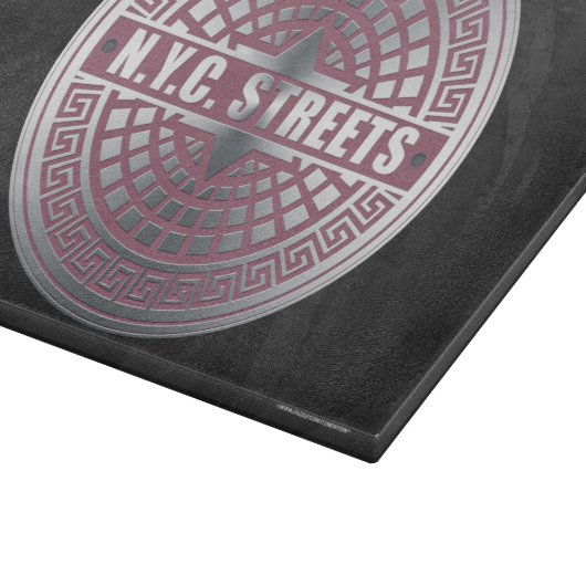 Planche À Découper Couvertures de trou NYC (Coin)