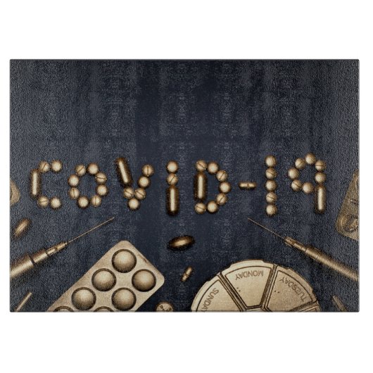 Planche À Découper Covid-19 (Devant)