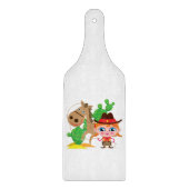 Planche À Découper Cow-girl et cheval (Devant)