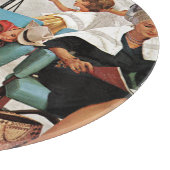 Planche À Découper Cowboy endormi dans le salon de beauté (Coin)