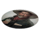 Planche À Découper Cowboy espagnol Ranchero dans le Vieux-Ouest Saloo (Coin)