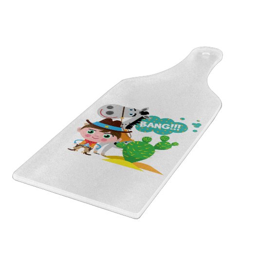 Planche À Découper Cowboy et cheval (Coin)