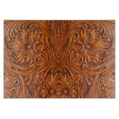 Planche À Découper Cowboy Rustique pays occidental à outils en cuir i (Devant)